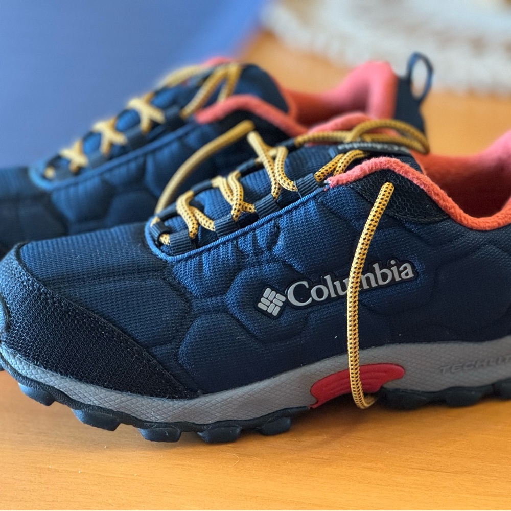 Columbia waterproof sneakers -  worn once!  Size 4Y big boy